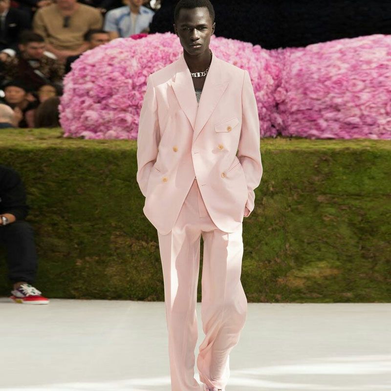 pink prom outfits men