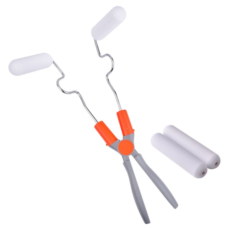 Double Sided Paint Roller Brush Adjustable Dual Painter Home Improvement Tool For Wall Corner Painting