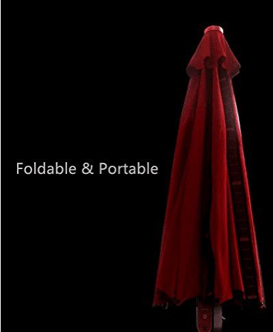 2018 Solar Powered Led Light Patio Umbrella With 4 Usb Ports For 2018 Solar Powered Led Light Patio Umbrella With 4 Usb Ports For Charging Garden Outdoor Table Sun Shade Market Tilt And Crank From Solar01
