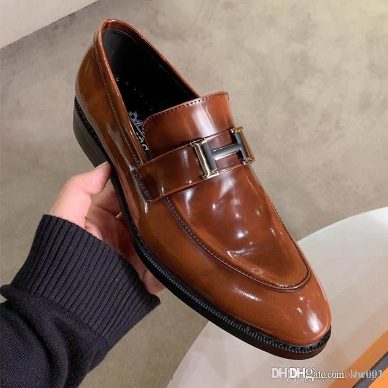 New Men'S Paris Loaferr Men'S Leather Shoes Dress Shoes High End