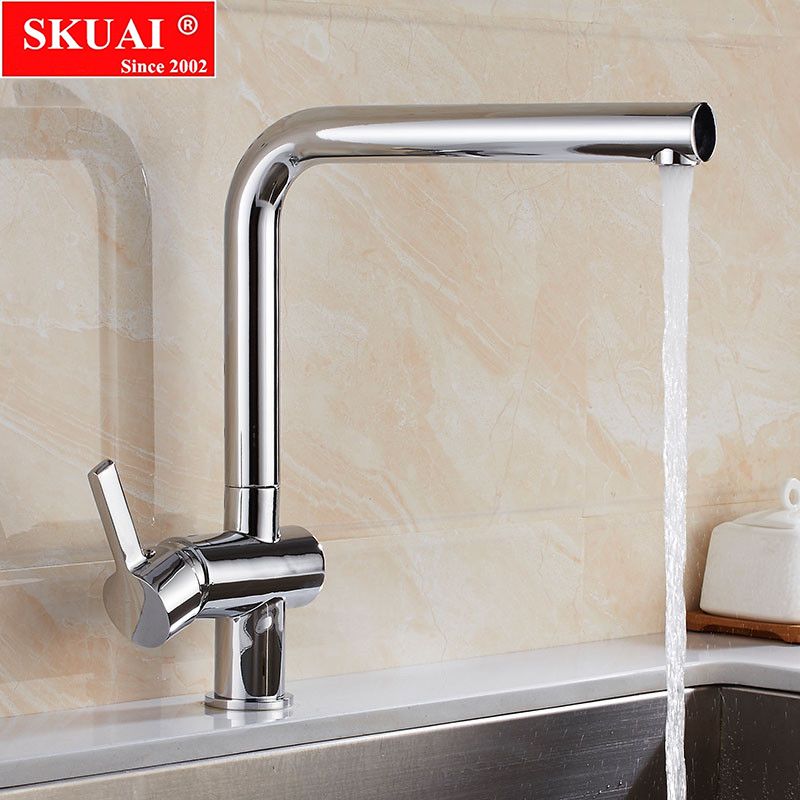 360 Degree Kitchen Faucet Mixer Cold And Hot Water Tap Single Hole Brass Torneira Cozinha For Sinks