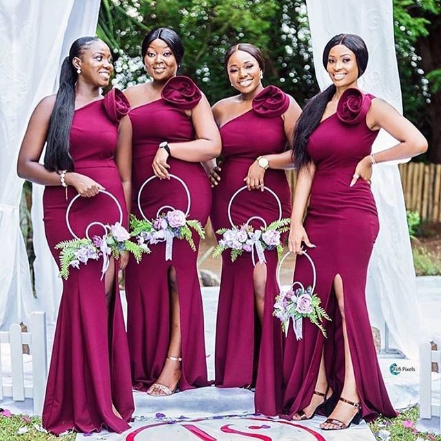 2019 African Bridesmaid Dresses Long Bridesmaids Handmade ...