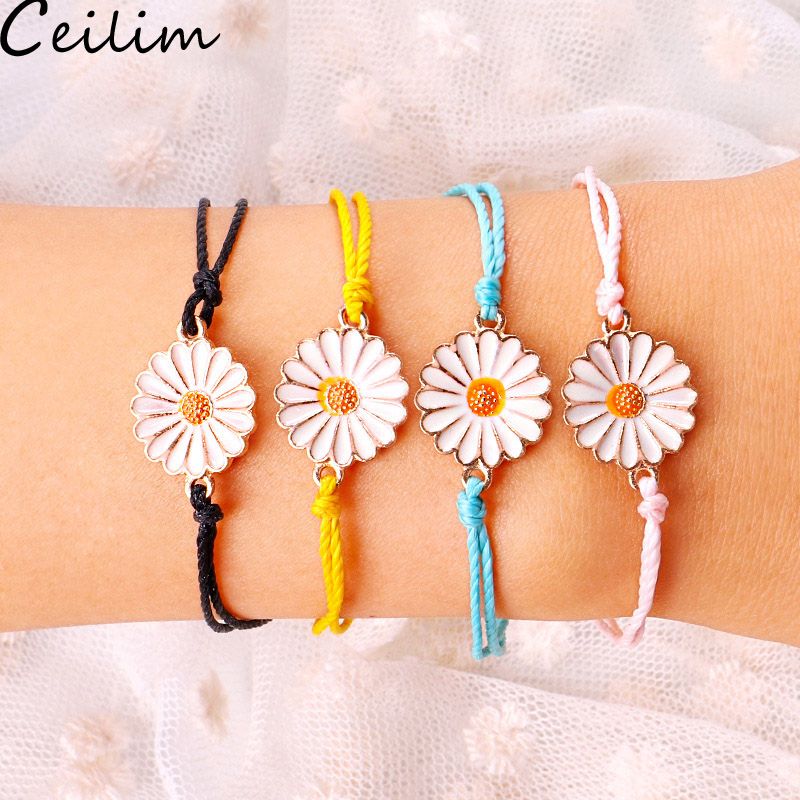 Handmade Wax Thread Woven Bracelets Multilayer Friendship Braided