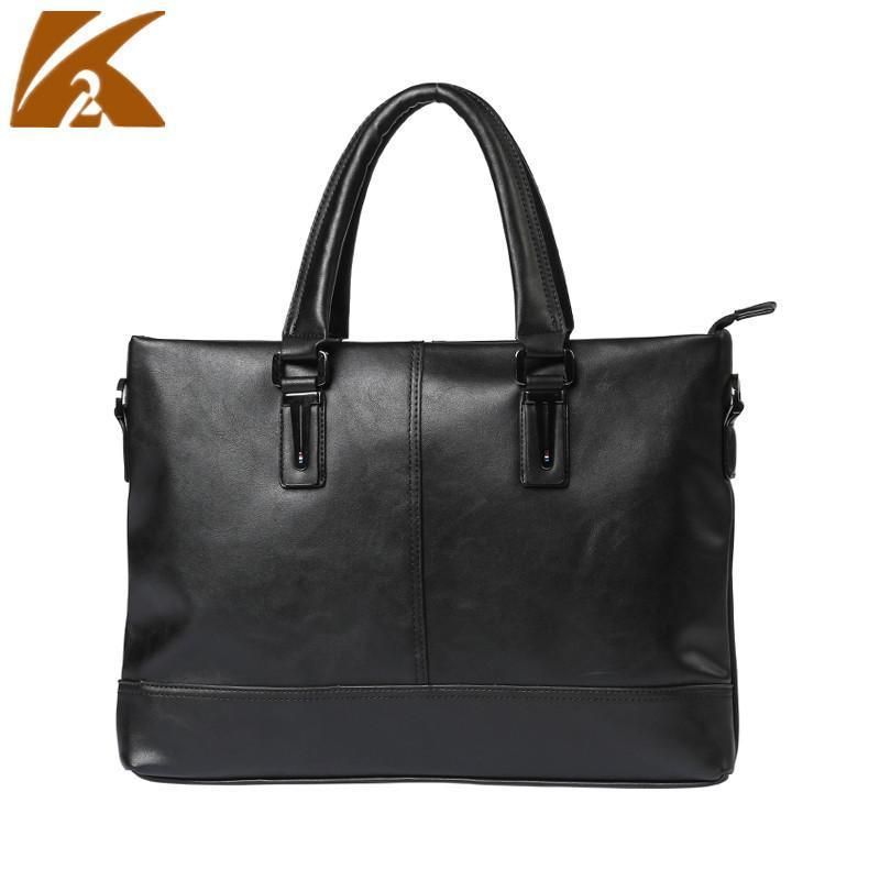 Nice Luxury Crazy Horse Bag Man Briefcase Famous Brand Designer Genuine