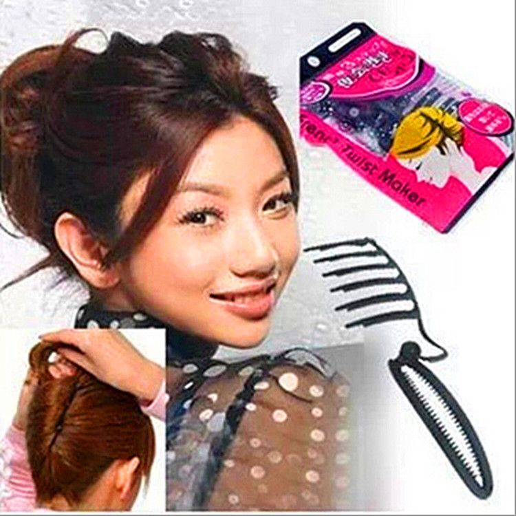 2020 Three Steps Night Party Banquet Hair Style Maker Forks Bud
