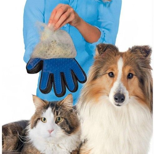 Pet Hair Glove Comb Pet Dog Cat Grooming Cleaning Glove Deshedding