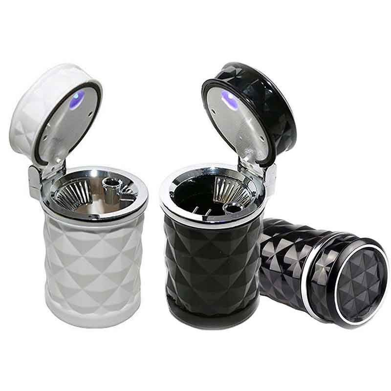 2021 Luxury Car Accessories Portable LED Light Car Ashtray Universal