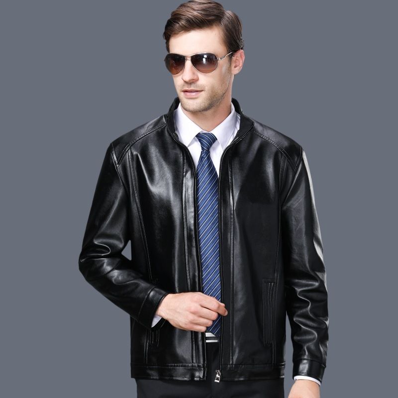 4xl Size Men S Leather Jacket Casual Loose Brand Chaqueta Cuero Hombre Male Motorcycle Pu Outerwear Winter Faux Coat