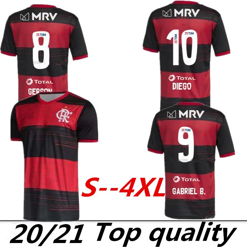 Compre 4XL Nova Fonte CR Flamengo 2020 2021 Camisa De ...