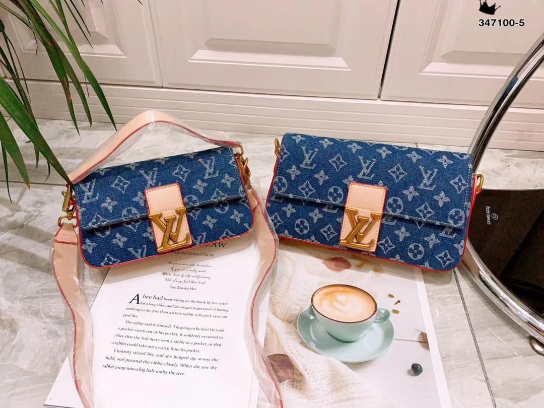 2019 New Style Louis Vuitton Denim Shoulder Bag MICHAEL 36 KOR Women Crossbody Package Top ...