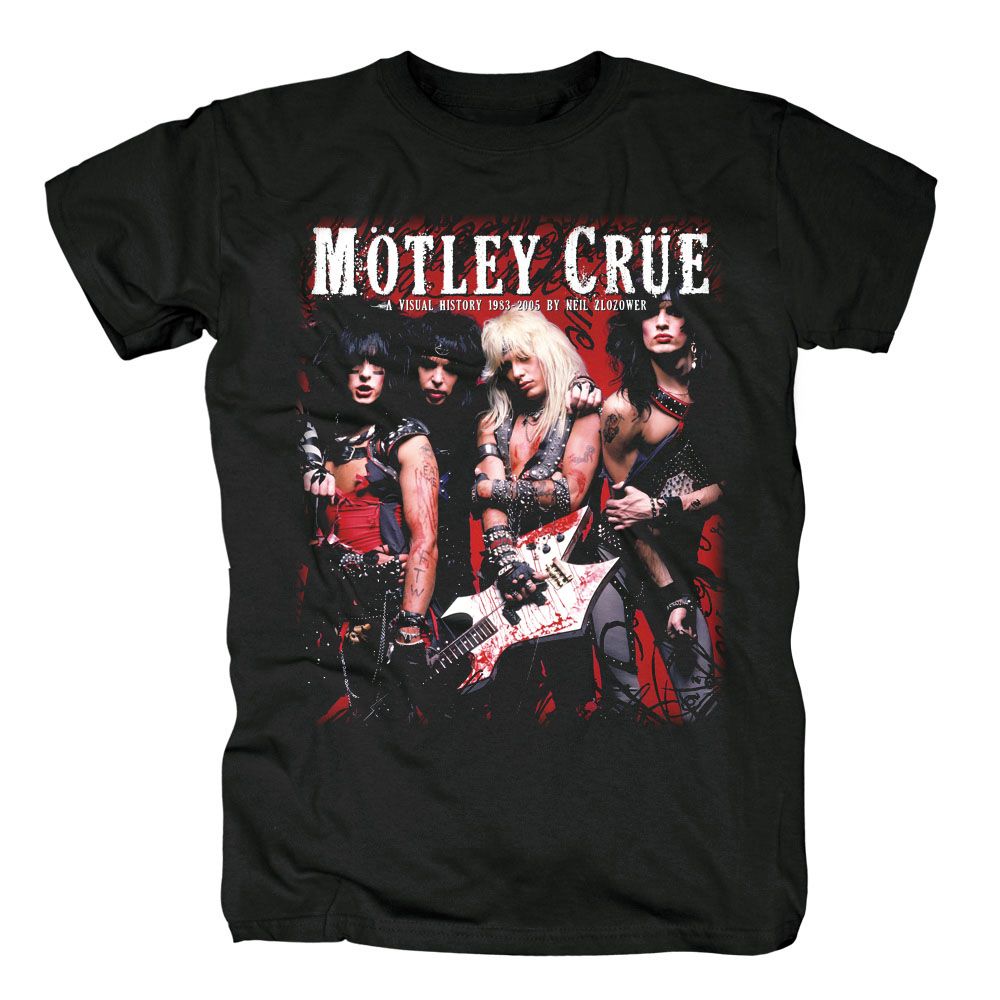 Motley Crue Vintage Rock Heavy Metal Band Tour T Shirt Funny Graphic T