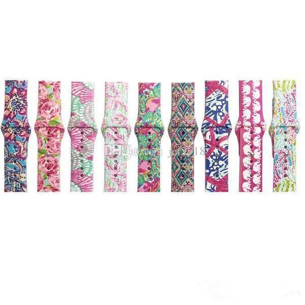 Bands For Watch Replacement Bands Lilly Inspired Pulitzer Silicone 38mm