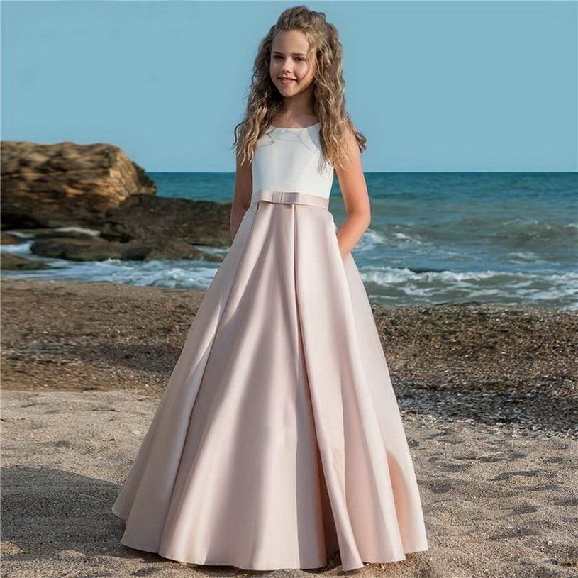 Fancy Flower Girl Dresses For Weddings Vestidos Daminha Kids Evening