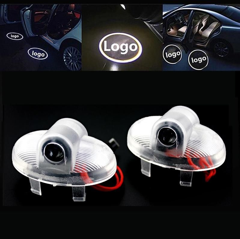 2x No Drill LED Laser Door Projector Courtesy Logo Lights For Mazda 6 A8 RX8 CX9