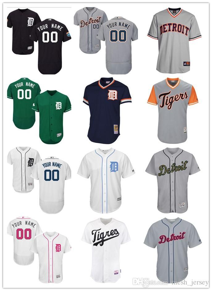 black detroit tigers jersey