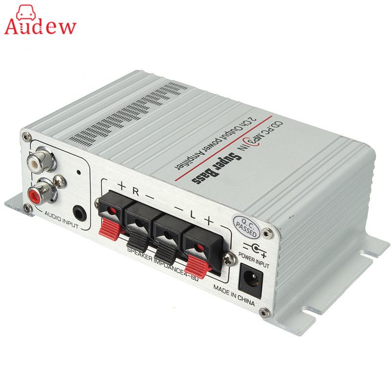 Car Stereo Power Amplifier Sound Mode Stereo Hi Fi 12V Digital Auto Amp