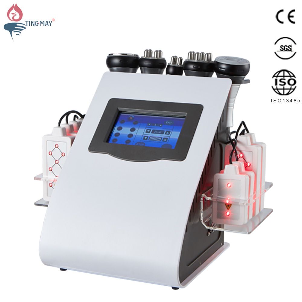 Vacuum Rf Cavitation Lipo Laser Slim 6 In 1 Cavitation Slimming Machine