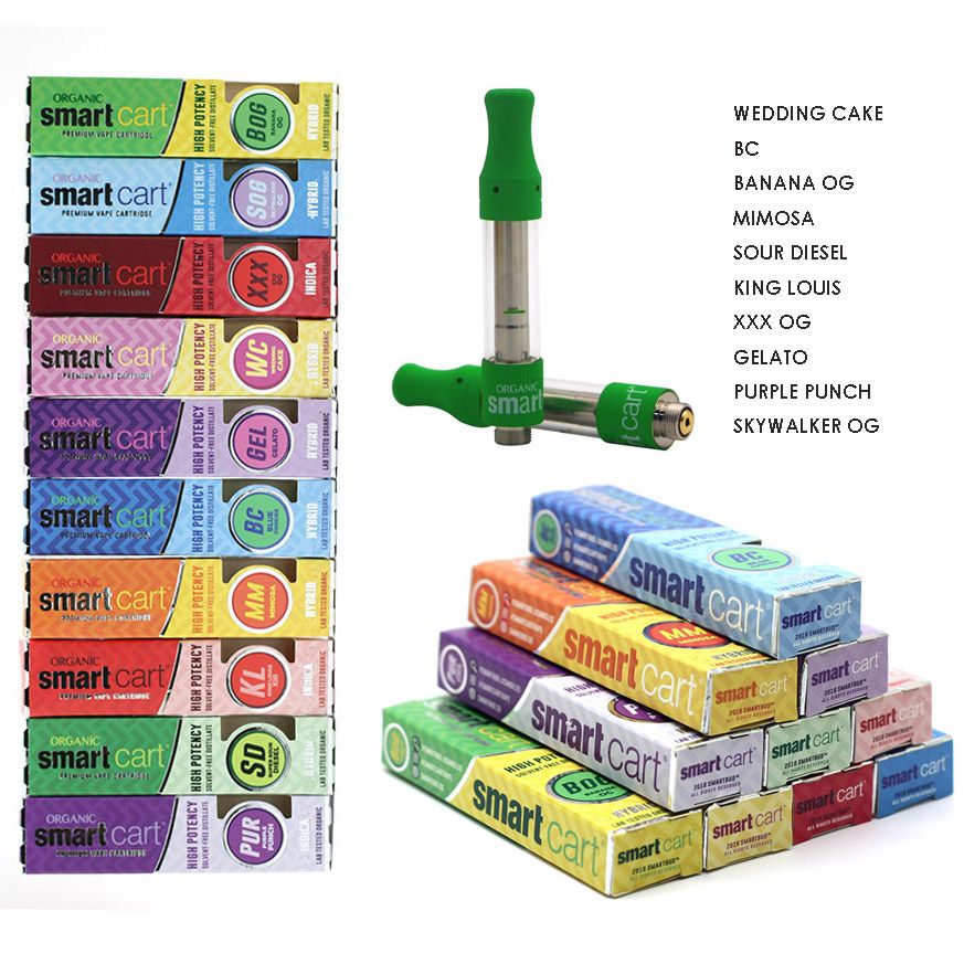 Smartbud Smartcart Cartridge E Cigarette Vape Cartridges Smart Carts 1.0ml Ceramic Coil