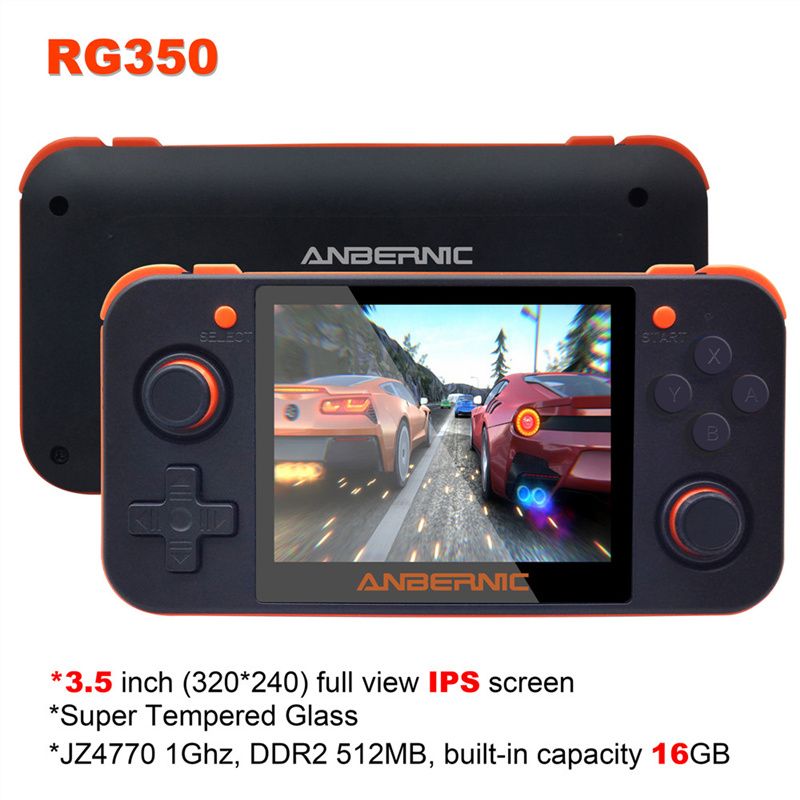 2020 RG350 Linux System Retro Game Console 3.5 Inch HD IPS Screen 16GB 