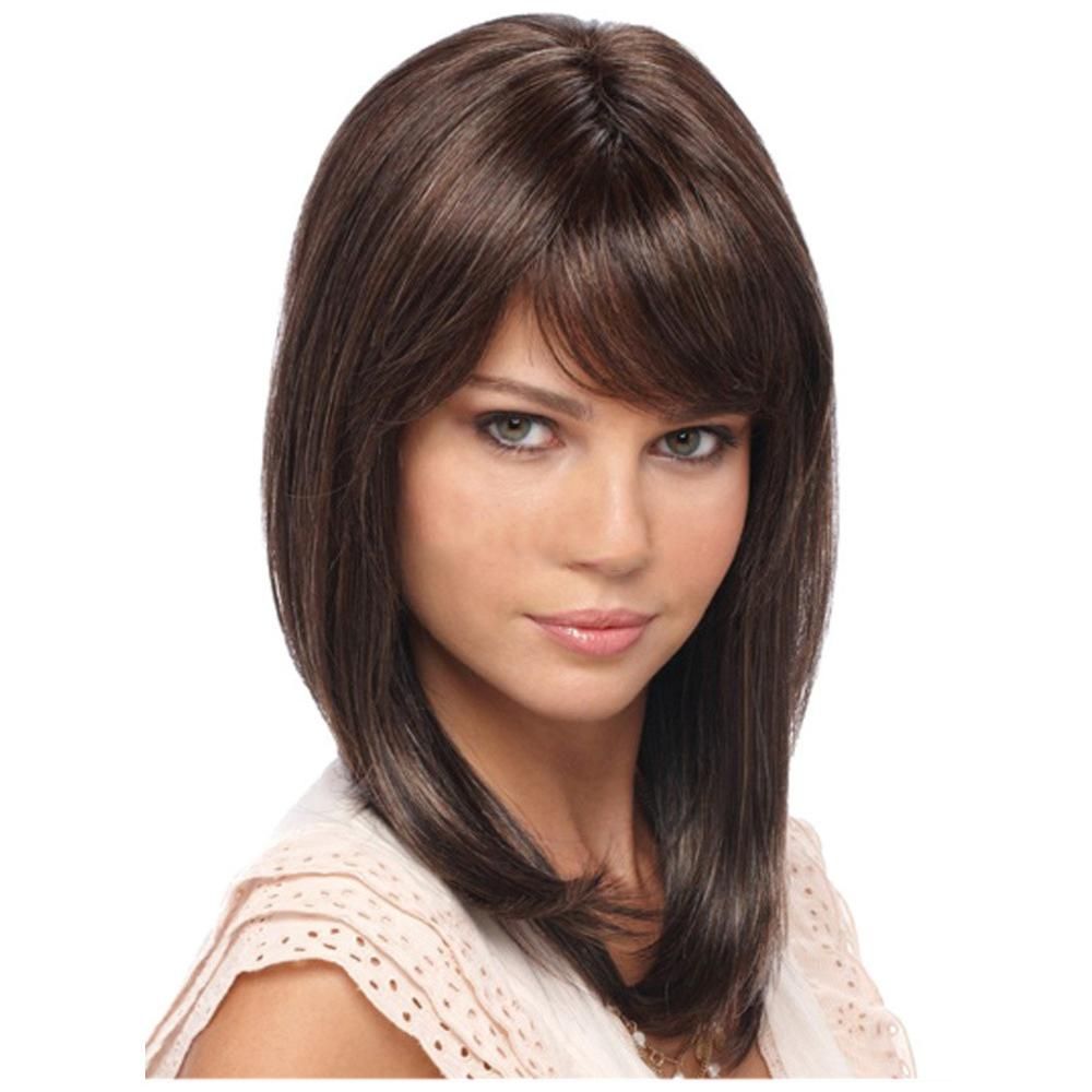 2019 New Design Oem Odm Daily Use Wedding Party Oblique Bangs
