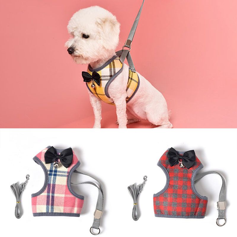 2021 Dogs Pet Harness Puppy Pet Vest Lead Leash Dog Cat Harness With