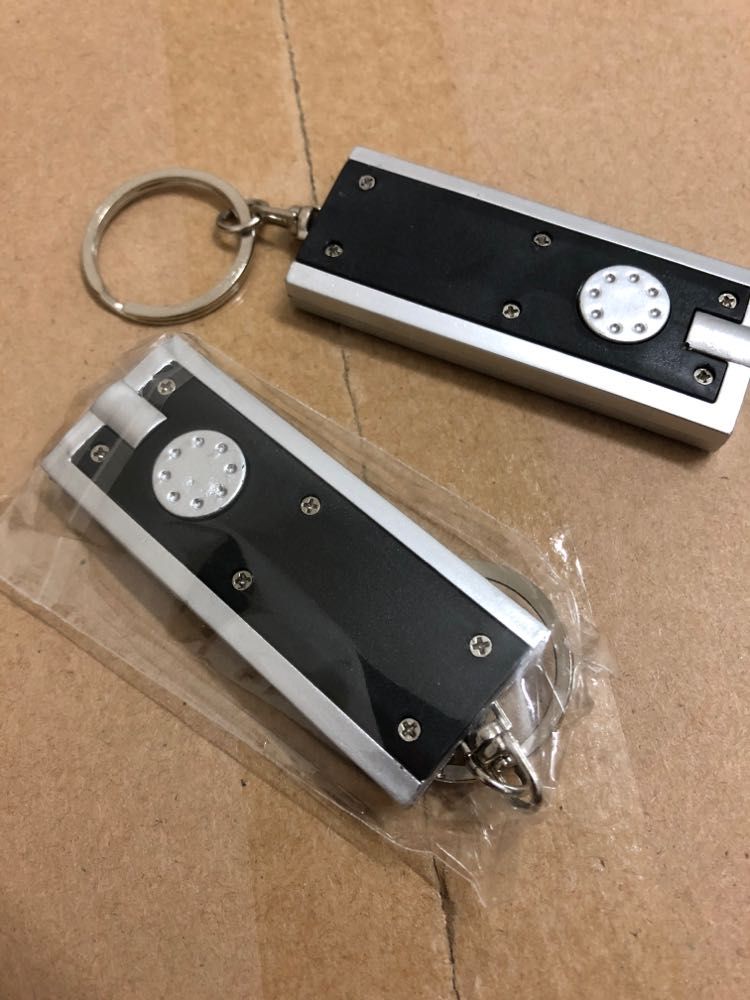 Keychain Tetris Key Buckle Light Keychain Square Plastic Mini