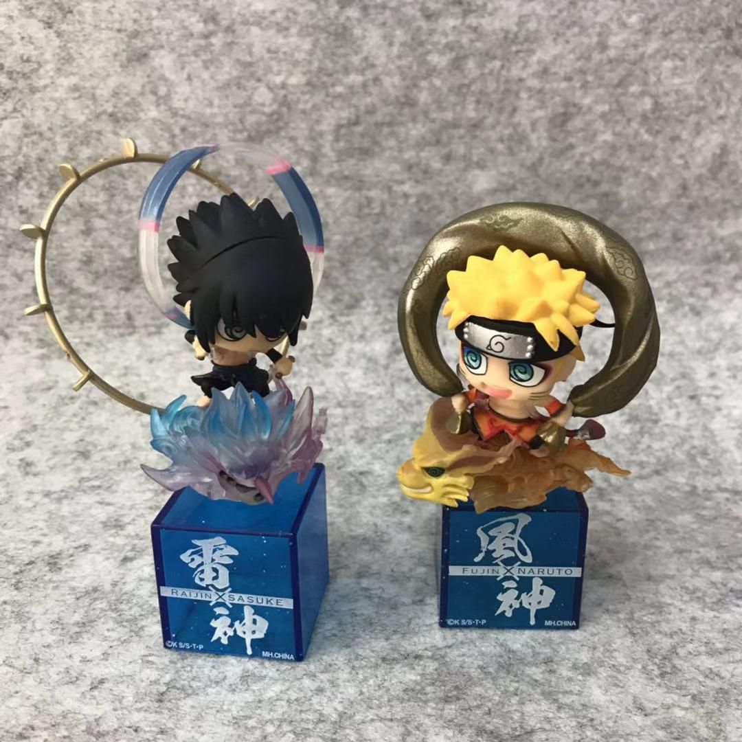 Anime Naruto Uzumaki Naruto PVC Action Figures FUJIN Naruto RAIJIN