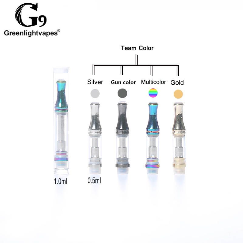 Hottest Greenlightvapes G10 Patent Glass Cartridge Tank Oil Vaporizer