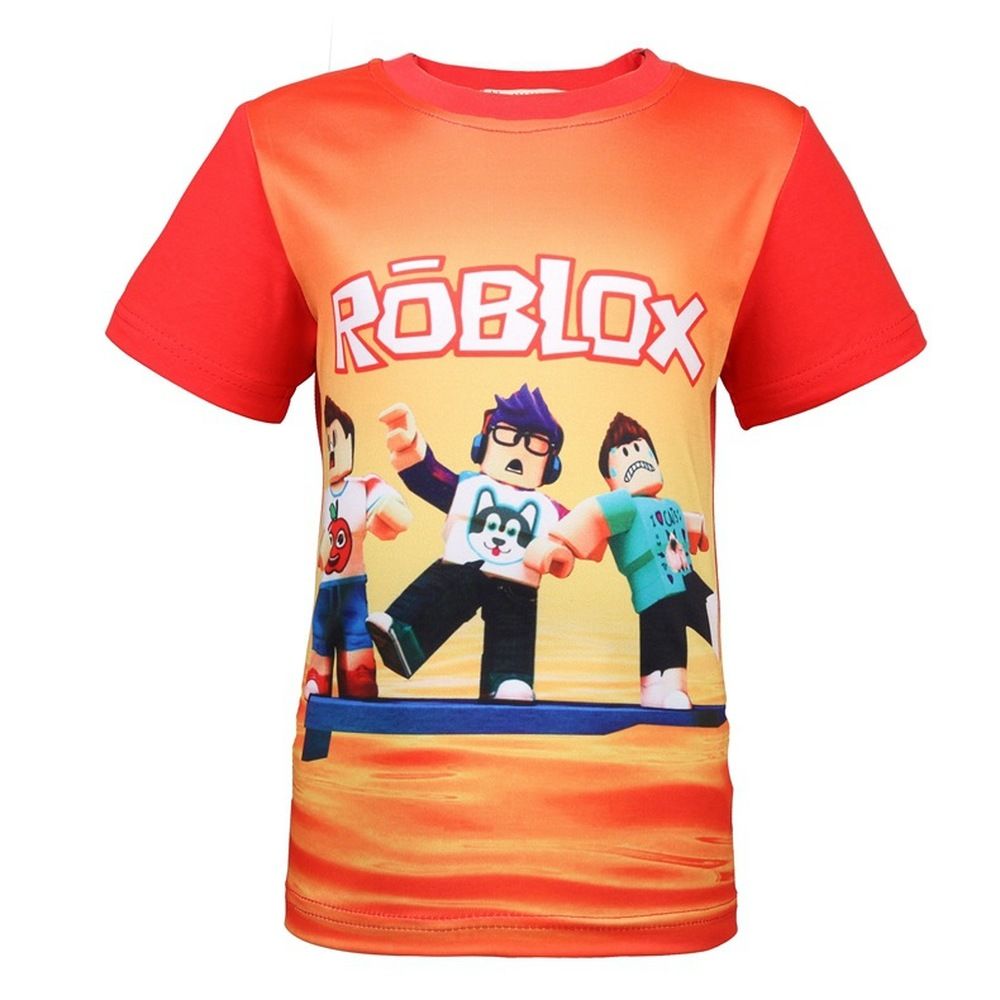 2018 Summer Boys T Shirt Roblox Stardust Ethical Cartoon T Shirt Boy Rogue One Roupas Infantis Menino Kids Costume For - 