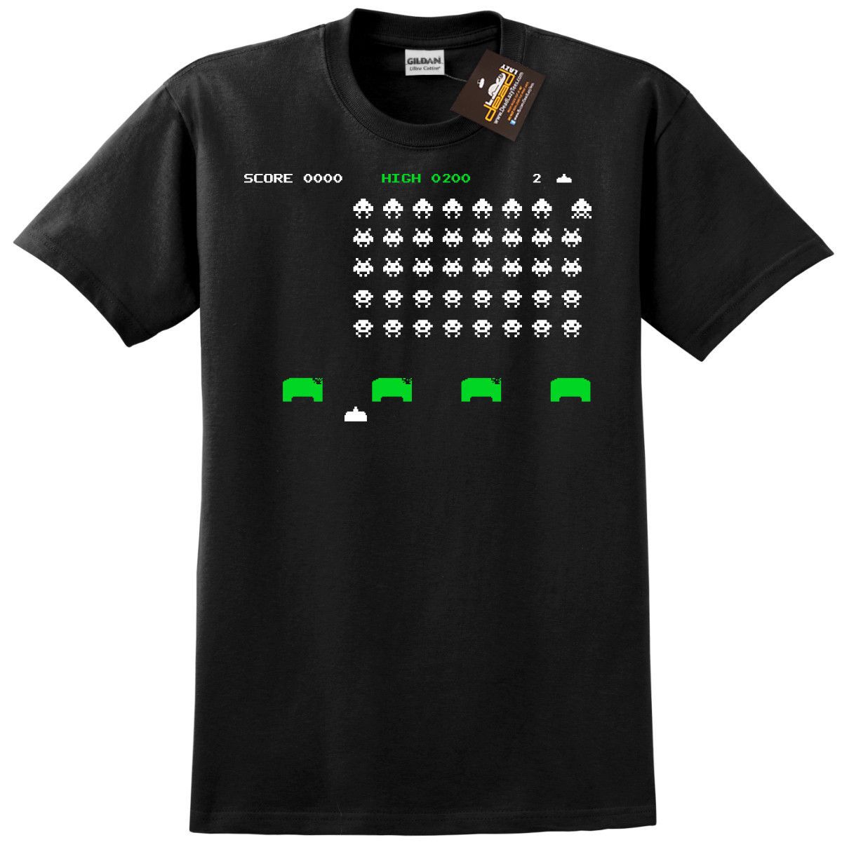 Space Invaders Video Game T-shirt