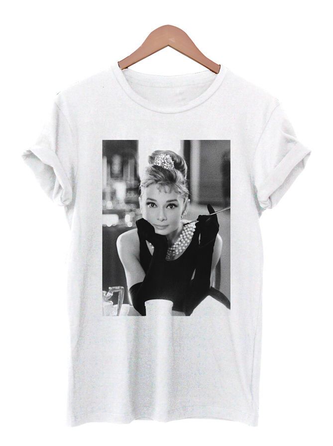 marilyn monroe audrey hepburn shirt