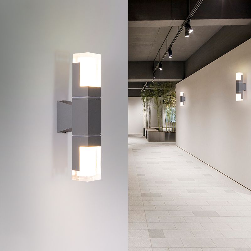 Modern 220v 110v Ip44 Led Outdoor Wall Lighting Lamp Sconce Outdoor Led Tape Lights Best Recessed Lighting