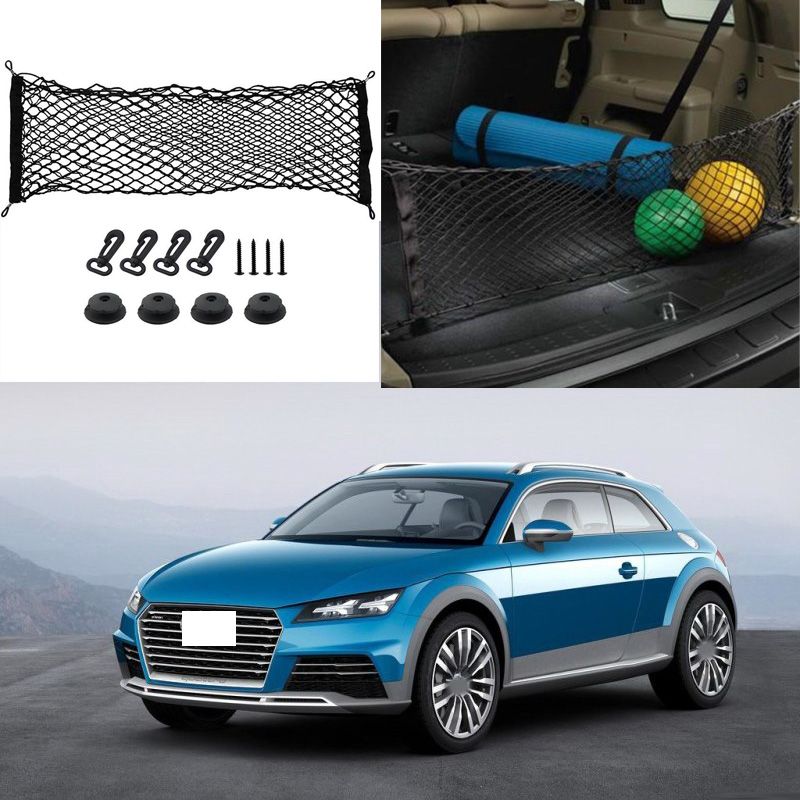 1x For Audi Allroad E Tron Quattro Car Auto Model Black Rear Trunk