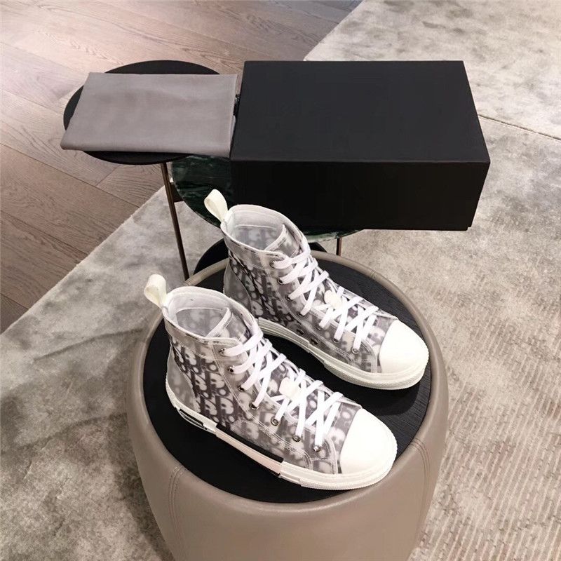 b23 high top sneakers in oblique mens designer sneaker womensb23 high top sneakers in oblique mens designer sneaker womens trainer shoes top quality with original box size 35 44 mens shoes loafers from a520tanke,