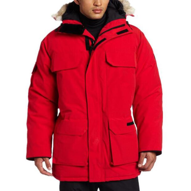 Luxury Canada Winter Jacket Mens Designer Down Parka Outerwear Big Fur Hooded Canada Down Jacket