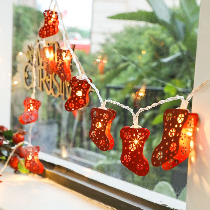 10 Led Sock String Lights For Tree Outdoor Fairy 10 Led Sock String Lights For Tree Outdoor Fairy Home Decor Xmas Garland Decoration Patio Light Party