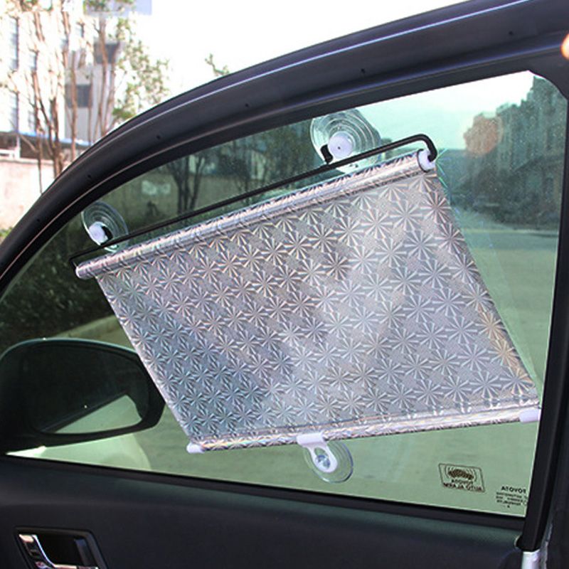 Auto Neu Sun Visor Shade UV Protect Retractable Side Window Curtain Mesh Screen