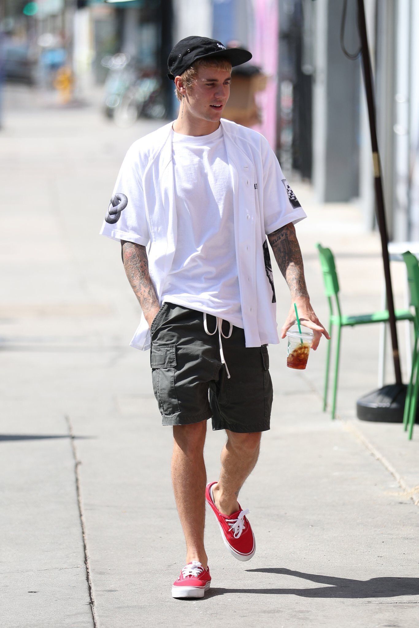 fear of god cargo shorts