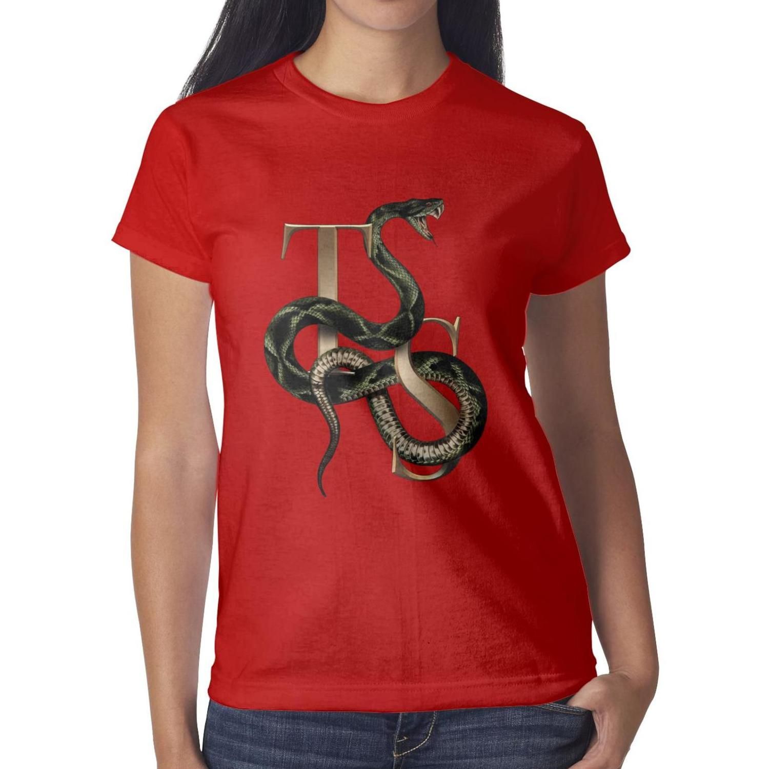 Taylor Swift Snake Red T Shirtshirtst Shirtstee Shirts Printing Cool T Designer Champion Casual T Shirt