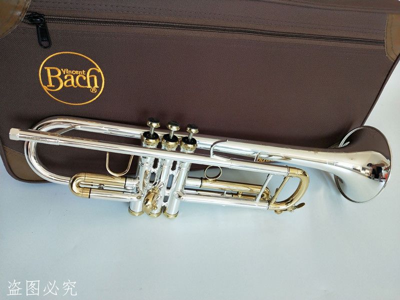 2021 Bach TR 197GS Trumpet Original Silver Plated GOLD KEY Professional