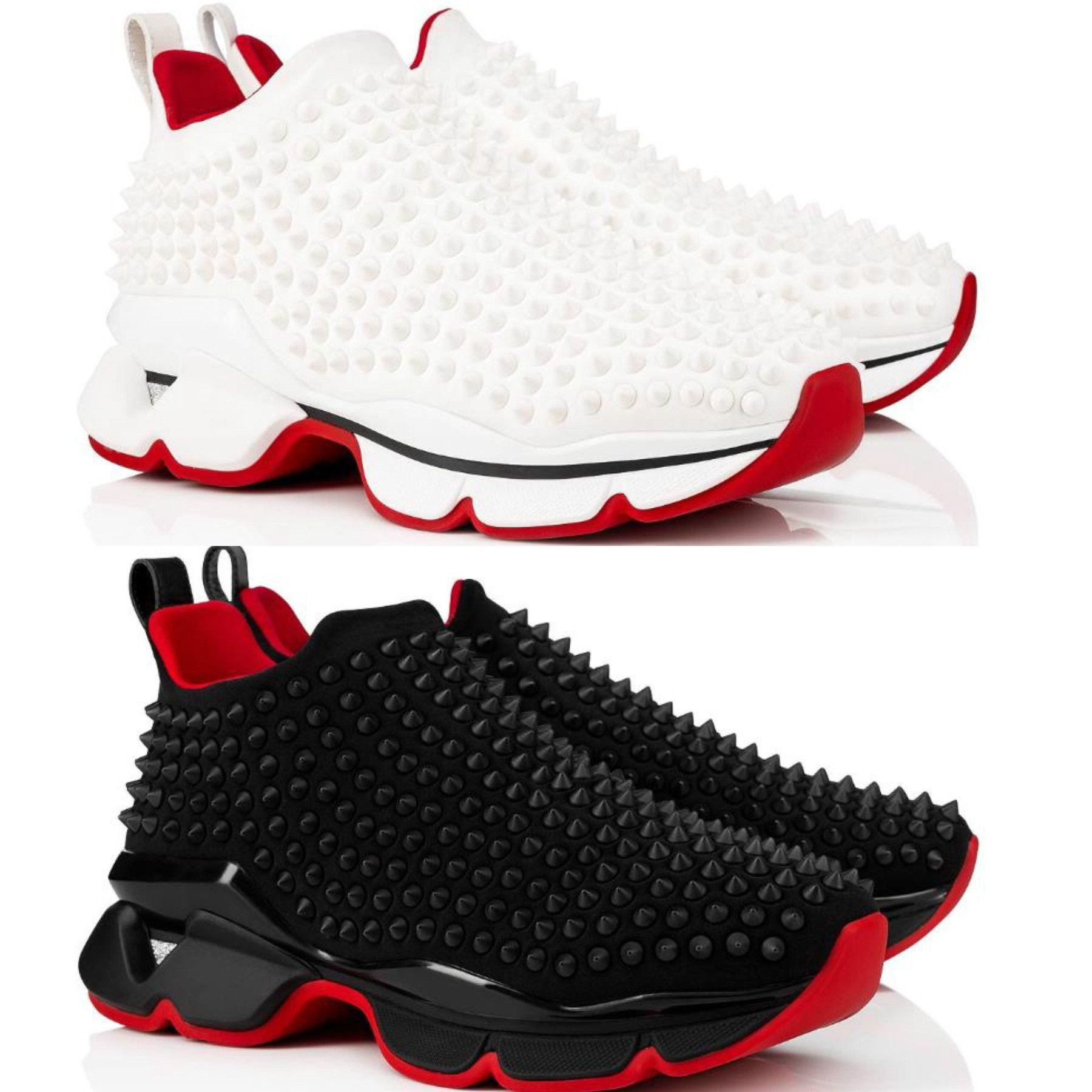 Planas Mujer Hombres Shoes Krystal Remache Diseño Spiky Red Deporte Neopreno Lujo Para Donna Zapatillas Bottoms Spike Calcetín De ikTXuOPZ