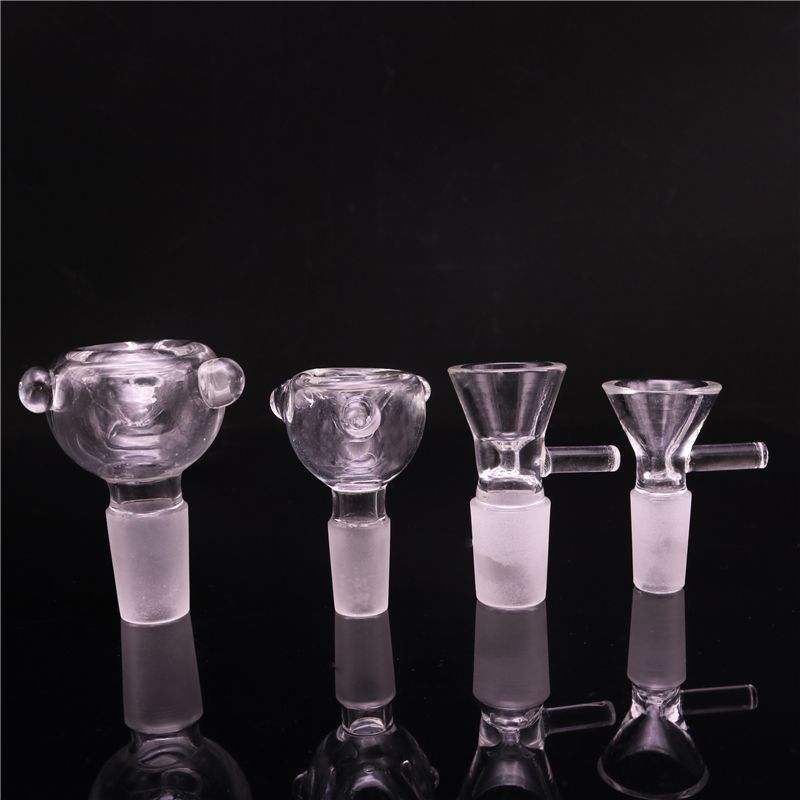 14mm 18mm Herb Slide Dab Pieces Glass Bowls Dry Herb Bowl Tobacco Bowls