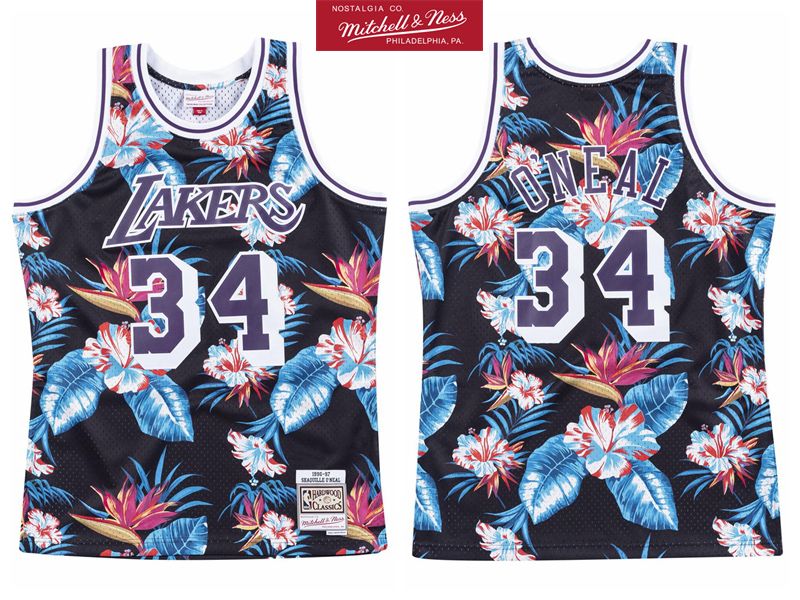 lakers floral jersey