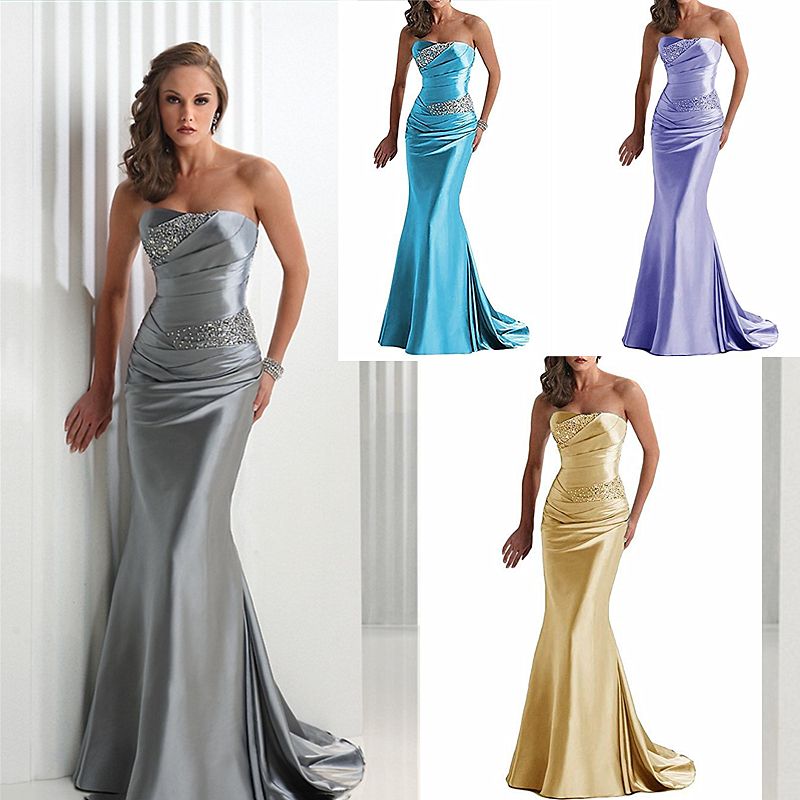 abito lungo elegante oro