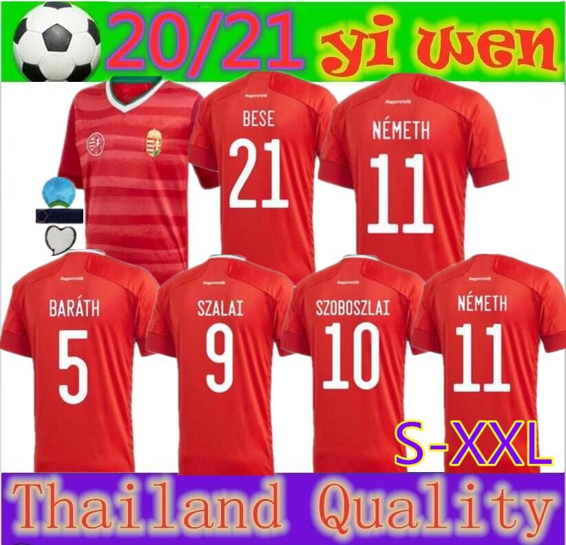 2019 2020 European Hungary Soccer Jersey 19/20 Home ...