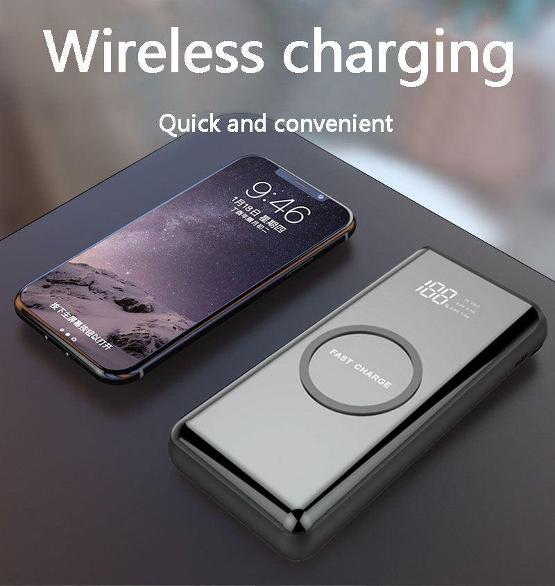 2019 2018 Wireless Charging Power Bank External Battery