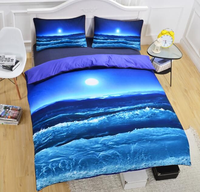 3d Sea Seaside Bedding Sets Scenic Printed Duvet Cover Set With 3d Sea Seaside Bedding Sets Scenic Printed Duvet Cover Set With Pillowcase Full Queen King Size Sateen From Sophine11