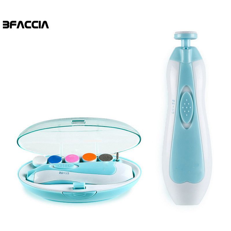 Bfaccia 6 Bits Electric Safe Baby Nail Clipper Cutter Nail ...