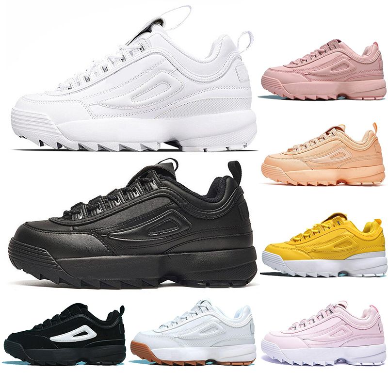 triple white fila disruptor