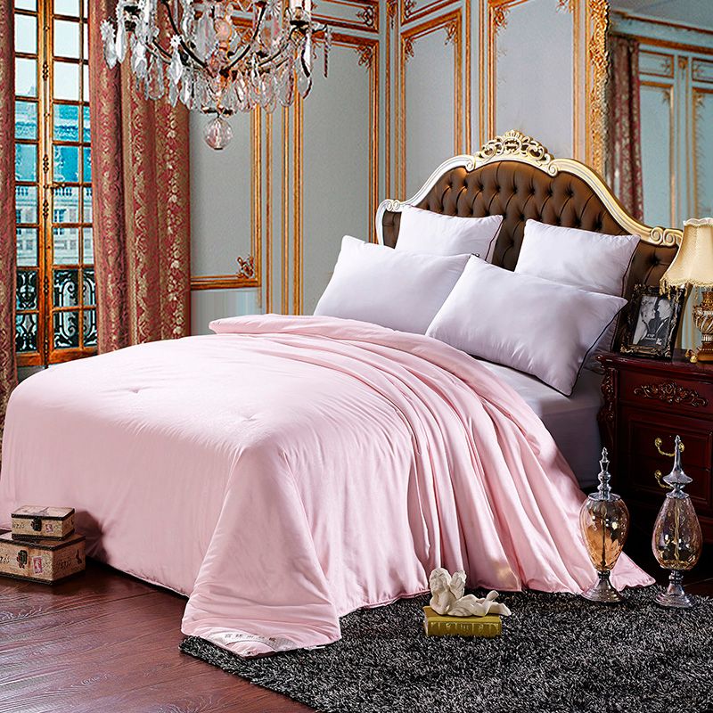 2019 100 Silk Comforter Blanket Quilt Duvet For Summer Winter